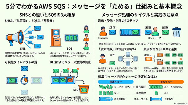 SNSの次はSQS｜Pull型キューの仕組みをCLIハンズオンで理解する