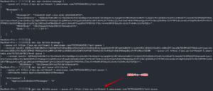 aws cliからキューの削除