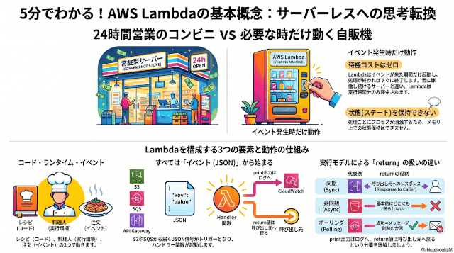SQSの次はLambdaを腹落ちさせる｜分かりやすい例えから最小構成で動かすまで